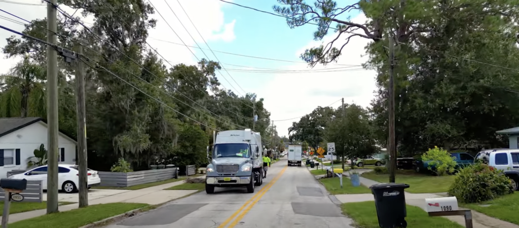 Safety Harbor city road.