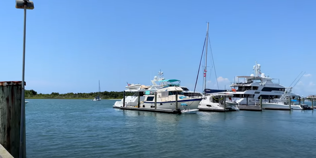 yachts on the water